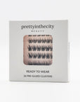 cluster lash packaging with 'prettyinthecity Beauty' branding on a white background