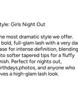 Pre-Glued Lashes - Girls Night Out - Daily Wear Collection