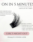Pre-Glued Lashes - Girls Night Out
