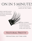 Pre-Glued Lashes - Natural Pretty