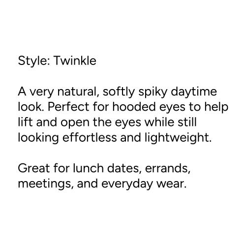 Pre-Glued Lashes - Twinkle - Long Wear