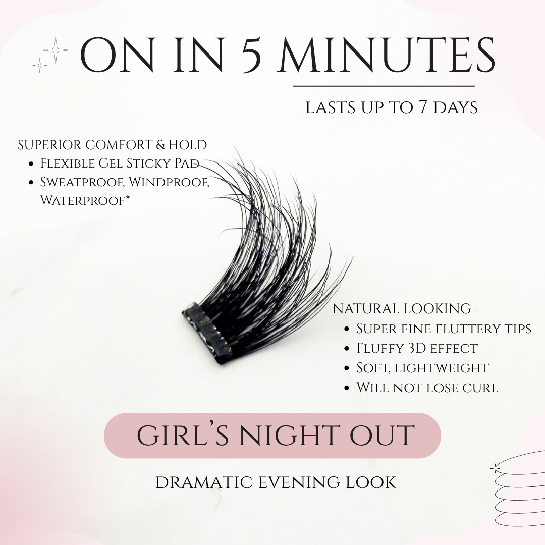 Pre-Glued Lashes - Girls Night Out
