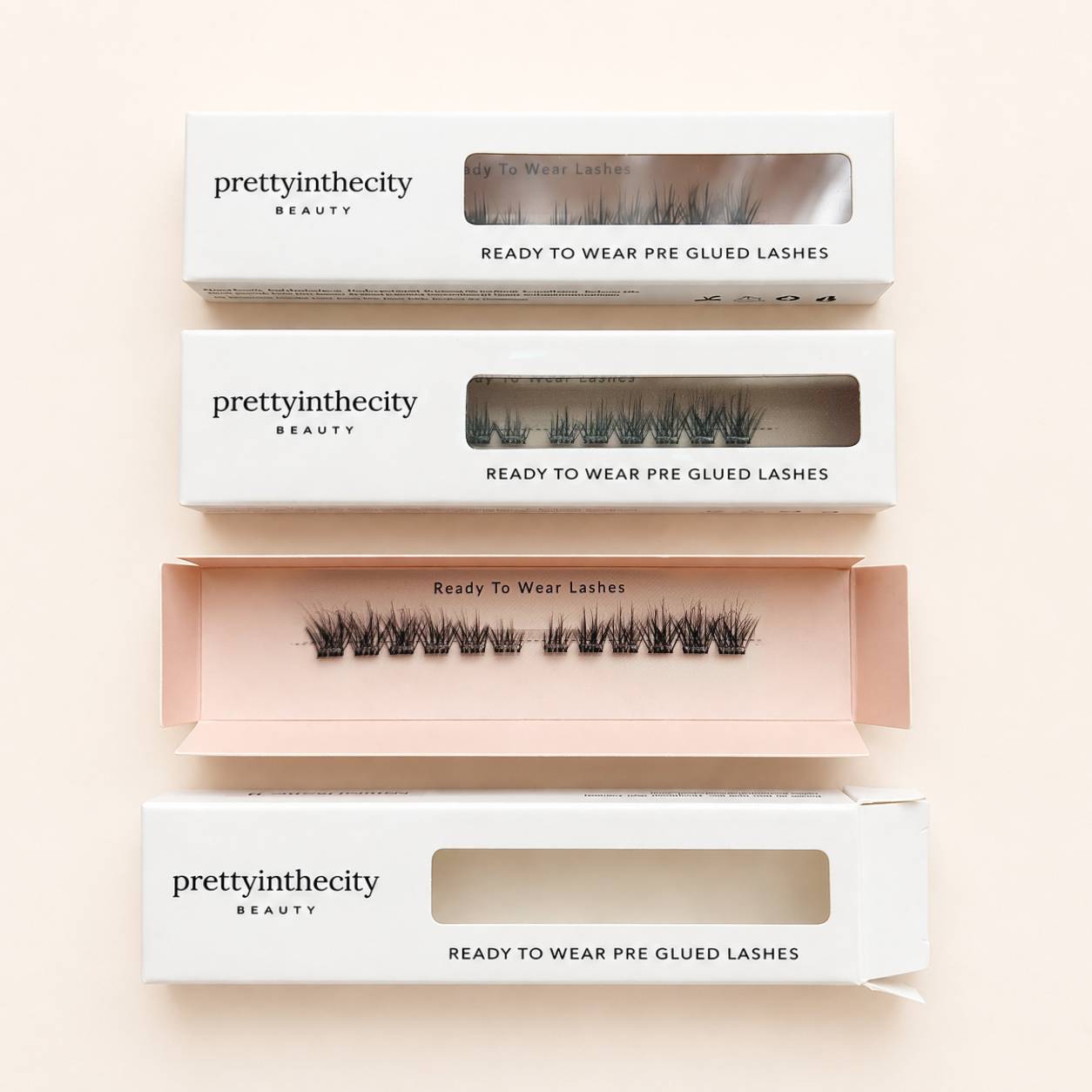 Pre-Glued Lashes - Natural Pretty - Long Wear *Best Seller *